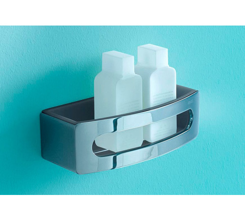 Полка для душа Keuco Elegance New 223 мм хром антрацит 11658 010001