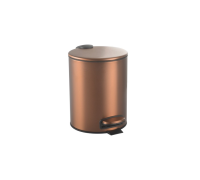 Ведро напольное Boheme Uno с крышкой и педалью матовая бронза 10426-BRB