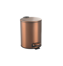 Ведро напольное Boheme Uno с крышкой и педалью матовая бронза 10426-BRB