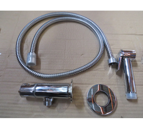 Гигиенический душ с прогрессивным смесителем Bossini Paloma Flat комплект хром E37011B.030