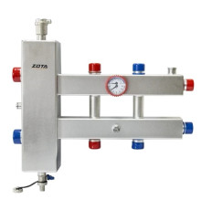 Гидроразделитель из нержавеющей стали с коллектором ZOTA горизонтальный двухсторонний 3 контура GR4930001223