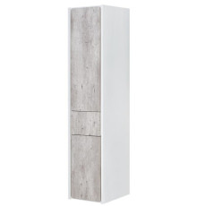 Шкаф-пенал Roca Ronda 320x333x1390 мм левый бетон/белый матовый ZRU9303005