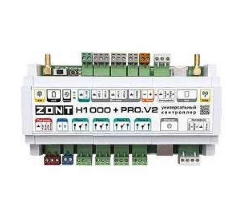 Контроллер универсальный ZONT H1000+ Pro.V2 4G LTE Wi-Fi Ethernet ML00006584
