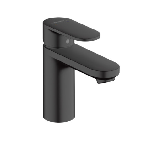 Смеситель для раковины hansgrohe Vernis Blend 100 без сливного гарнитура черный матовый 71580670