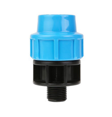 Муфта компрессионная Политэк 25 x 1/2 Н для труб ПНД 506684