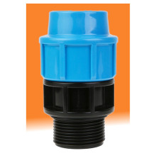 Муфта компрессионная Политэк 32 x 1 1/4 Н для труб ПНД 506689