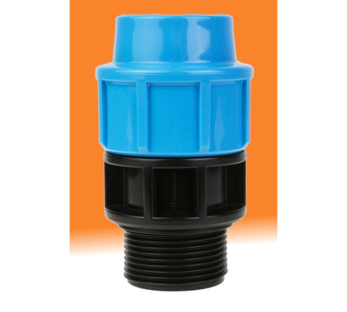 Муфта компрессионная Политэк 32 x 1 1/4 Н для труб ПНД 506689