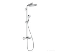 Душевая система Hansgrohe Crometta S 240 Showerpipe с термостатом хром 27267000