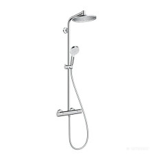 Душевая система Hansgrohe Crometta S 240 Showerpipe с термостатом хром 27267000
