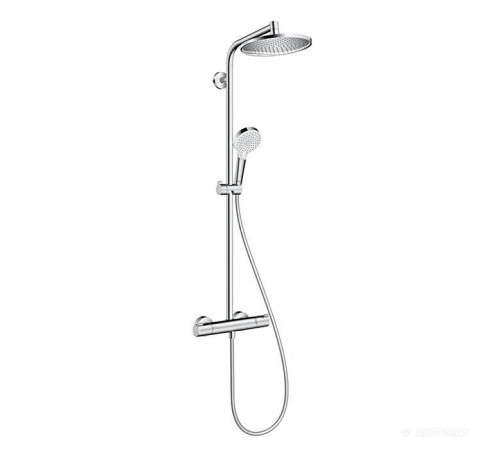 Душевая система Hansgrohe Crometta S 240 Showerpipe с термостатом хром 27267000