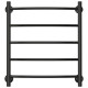 Полотенцесушитель водяной Стилье Версия-Н2 50x60 см черный 17622-6050