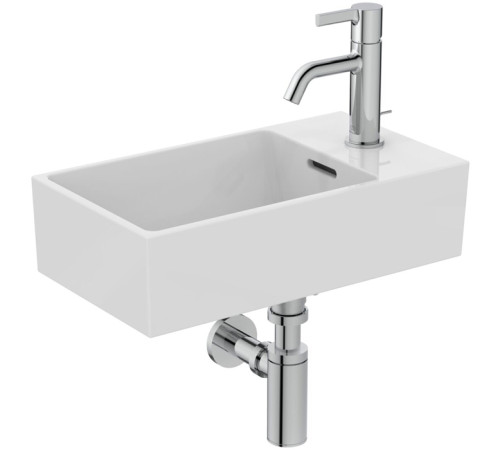 Раковина подвесная Ideal Standard Extra 45x25x12 см 1 отверстие справа Dx белая T373401