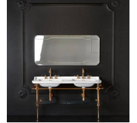 Консоль напольная с раковиной Kerasan Waldorf 150х55 см на 1 отв. бронза 4143K1bi/cr / 9195K3br / 811393br