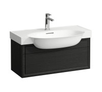 Тумба с раковиной Laufen New Classic 77.5x31.5x34.5 см подвесная 1 ящик черный дуб 8.1385.5.000.104.1/4.0604.1.085.628.1