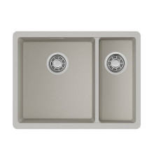 Кухонная мойка Omoikiri Kata 55-2-U-PA Artgranit 55x42 см пастила 4993386