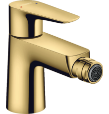 Смеситель для биде Hansgrohe Talis E со сливным гарнитуром полированное золото 71720990