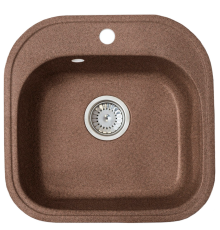 Кухонная мойка Fosto КМ 48-49 квадратная ореховая карамель КМ 48-49