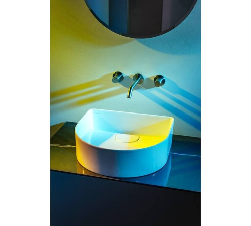 Тумба под раковину Laufen Sonar 117.5 х 45.5 х 34 см подвесная 1 ящик титан/черный мрамор 4.0542.7.034.142.1