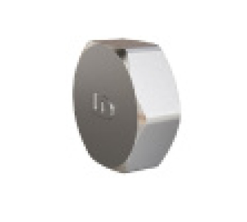 Заглушка латунная никелированная LD Pride DN40 1 1/2 ВР LD.67.504.40
