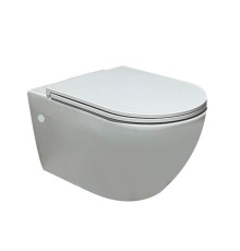 Унитаз подвесной Azzurra Lilac 56x36 см безободковый Tornado LIVCSP000000BI