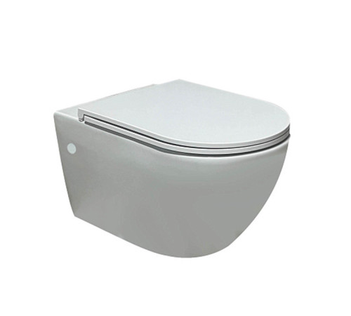 Унитаз подвесной Azzurra Lilac 56x36 см безободковый Tornado LIVCSP000000BI