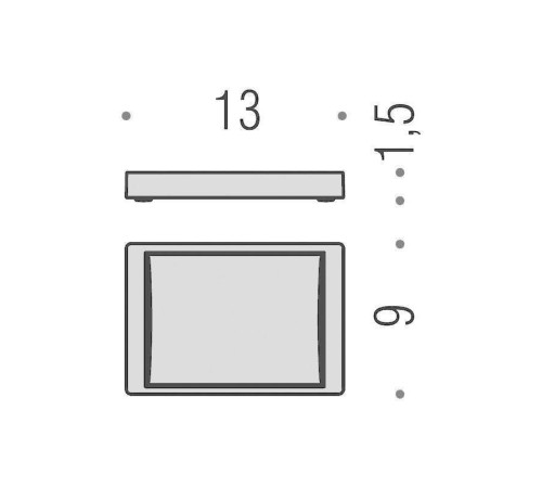 Мыльница настольная Colombo Design Look хром B1642.CR