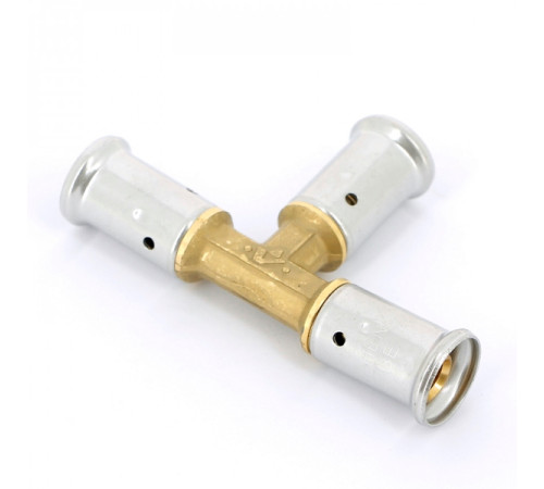 Тройник равнопроходный пресс HENCO латунь 26x26x26 мм 9P-262626