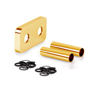 Маскировочный комплект SR Rubinetterie с прямоугольным глубоким отражателем L70 золото 0494-1000D070