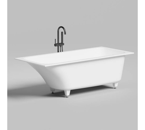 Ванна встраиваемая Salini Orlanda Kit 170х75х60 см S-Sense белый глянцевый 102117G