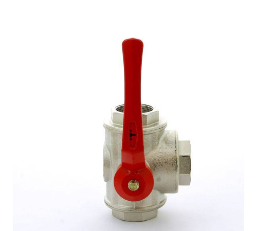 Кран шаровой трехходовой ITAP 128 T-порт рычаг 1 1/2 ВВ 1280112T