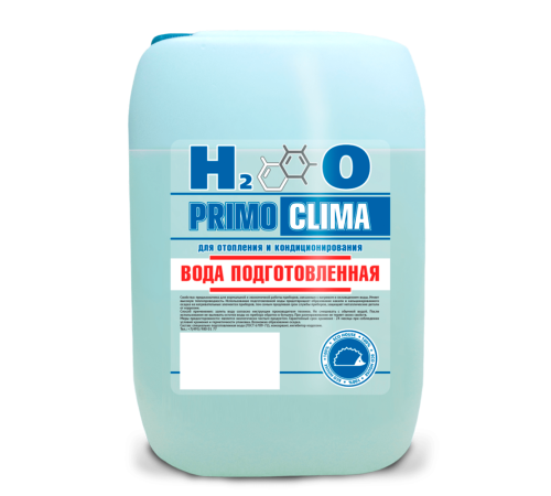 Вода для систем отопления и кондиционирования PrimoClima 20 л Вода PrimoClima 20л