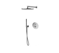Комплект для душа Gattoni MD со смесителем верхний душ 300 мм ручной душ хром MD790/22C0