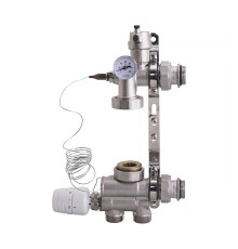 Смесительный насосный узел для теплого пола Gappo G1491 1 дюйм 20-60 °C G1491