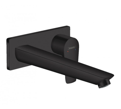 Смеситель для раковины Hansgrohe Talis E настенный внешняя часть 225 мм черный матовый 71734670