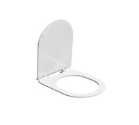 Сиденье для унитаза Kerama Marazzi Plaza универсальное с крепежом белый глянцевый KMDP.seat.00\WHT