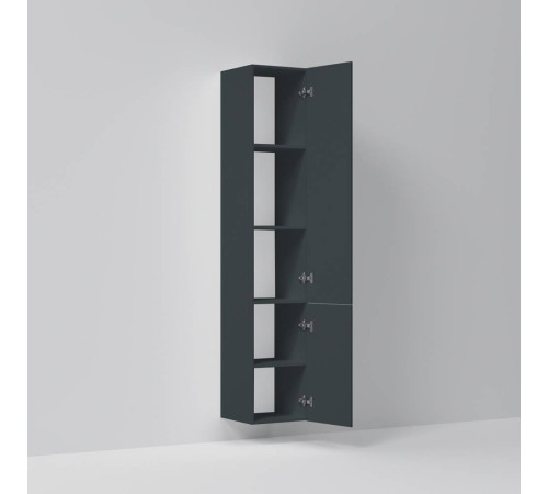 Шкаф-пенал подвесной AM.PM Gem 30 см правый графит матовый M90CHR0306GM