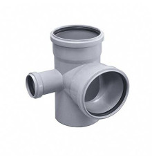 Крестовина двухплоскостная левая Ostendorf HT HTEDL 87° 110/110/50 мм RAL 7037 115950