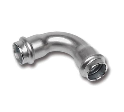 Отвод 90° Sanha NiroPress AISI 304L ВПр-ВПр 15 мм 91002A153