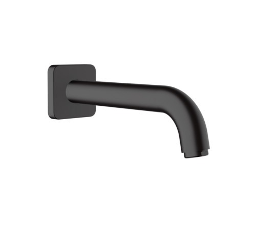 Излив на ванну hansgrohe Vernis Shape 204 мм 1/2 черный матовый 71460670