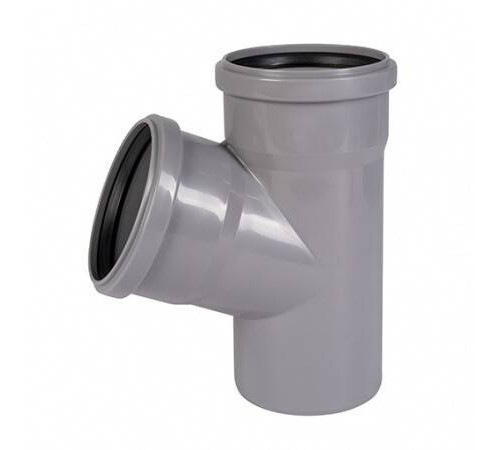 Тройник Ostendorf HT HTEA 67° 40/40 мм RAL 7037 111300