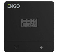Термостат ENGO Controls Easy комнатный накладной с дисплеем 230 В черный EASY-230B