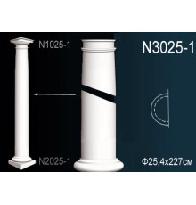 Тело полуколонны Perfect N3025-1 полиуретан N3025-1