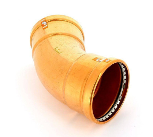 Угол пресс 45° Viega Profipress 108 мм медь 476922