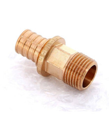 Муфта надвижная REHAU Rautitan RX 20х1/2 с наружной резьбой бронза 14563141001