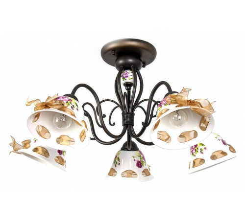 Люстра на штанге Abrasax Emilia MDK9424/5B Coffee