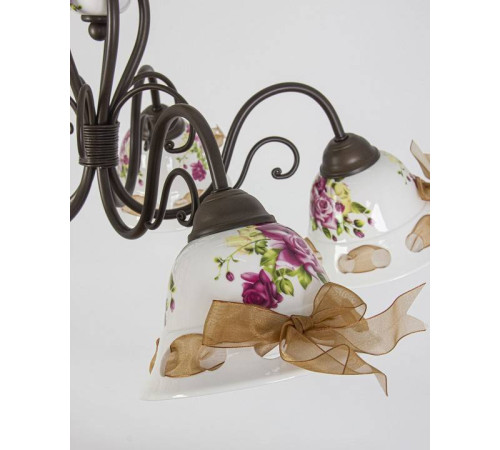 Люстра на штанге Abrasax Emilia MDK9424/5B Coffee