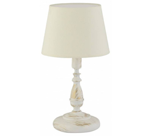 Настольная лампа декоративная ADILUX Roksana White 18538