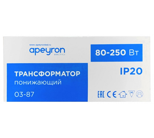 Трансформатор с проводом Apeyron Electrics 03-87