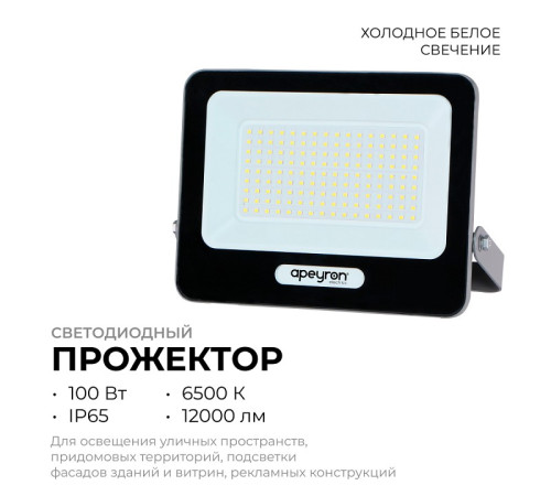 Настенно-потолочный прожектор Apeyron Electrics 05-48