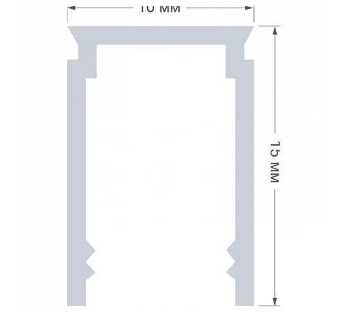Профиль накладной Apeyron Electrics 08-30-01